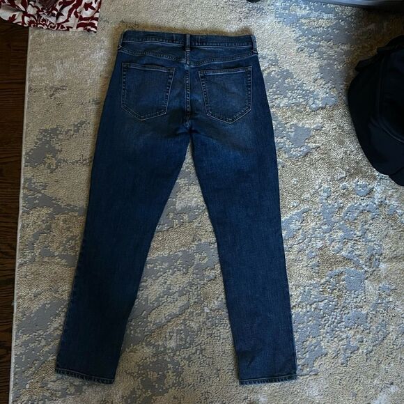 womens GAP best girlfriend high rise dark wash studied jeans - Picture 5 of 5